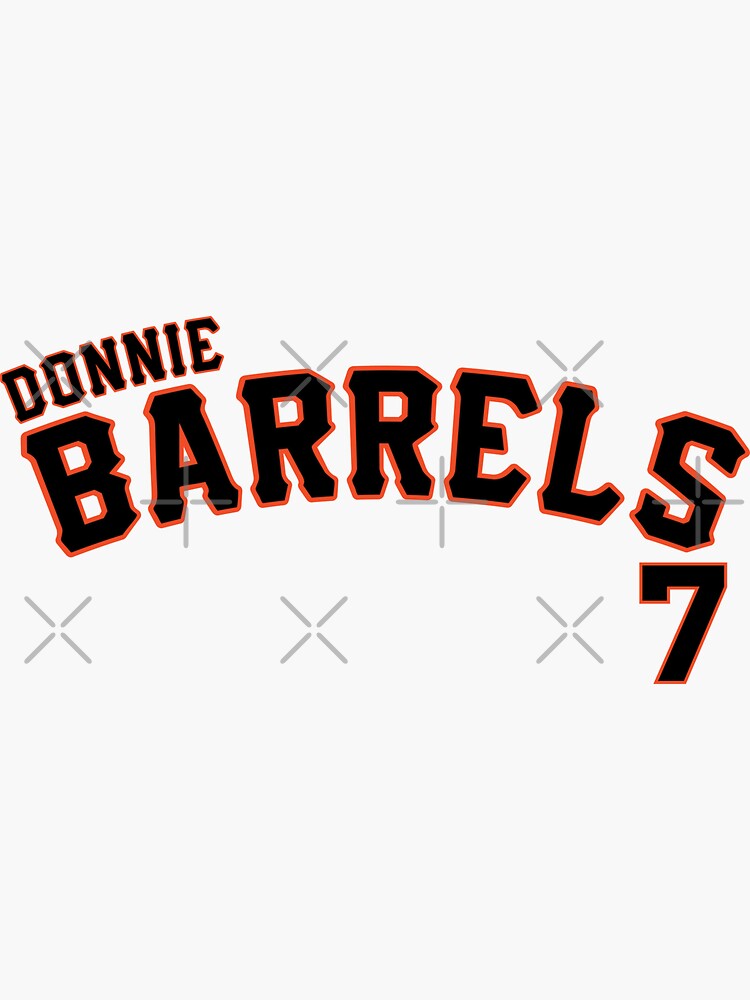Donnie Baseball Sticker for Sale by positiveimages