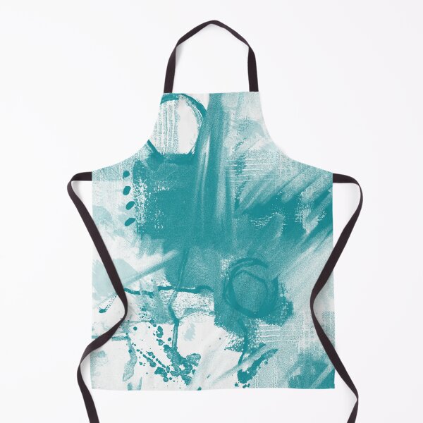 Item preview, Aqua Splatter Abstract Art Design designed and sold by NancyMerkle.
