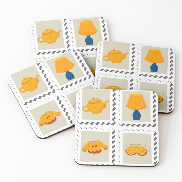 Item preview, Postage Stamps Pen Pal Sticker, Vintage Decorative container With Cute Kawaii Flowers designed and sold by minstore.