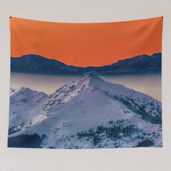Item preview, Orange sky white Mountain  designed and sold by JD369.