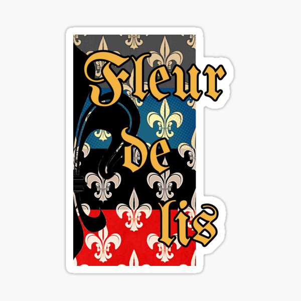 Lilie Fleur de lis Sticker