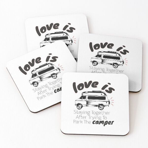 Item preview, Funny Traveling Couple Gift,Love is Staying Together After Parking the Camper,funny backpackers lovers birthday gift designed and sold by Rassitni.