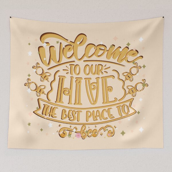 Item preview, Welcome To Our Hive The Best Place To Bee - Cute Wholesome Bee !! designed and sold by SoffyLee586.