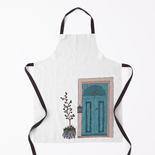Item preview, Door and Plant Drawing designed and sold by Sweeter Than Honey Designs.