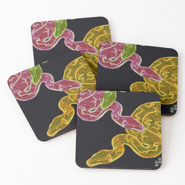 Item preview, Strawberry, pineapple and lime snakes designed and sold by laradanbyart.