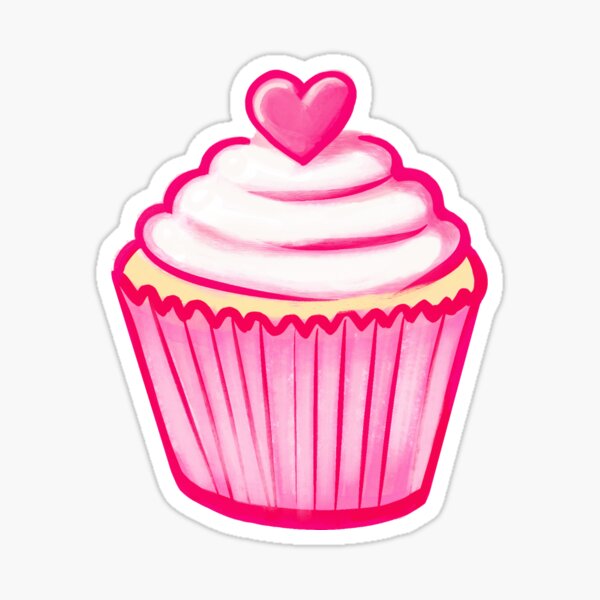 Cupcake Sticker