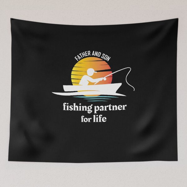 Item preview, Father and fishing partner for life: family,funny,activity,hobby, family connexion  designed and sold by comeonyassine21.