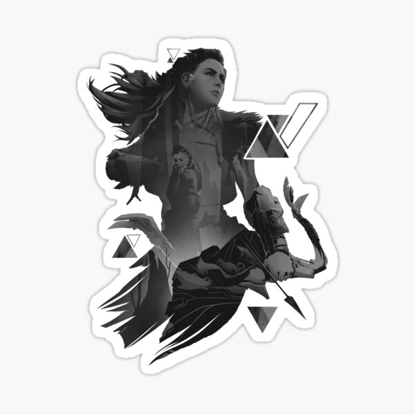Vista previa del artículo con la obra «Horizonte de Aloy», diseñado y vendido por mustbewhy.