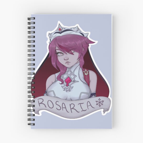Artikelvorschau, Rosaria Genshin Impact Art entworfen und verkauft von scotchie.