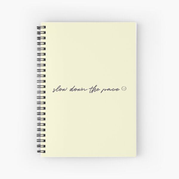 Slow Down the Pace | Gaudard | Purple Spiral Notebook