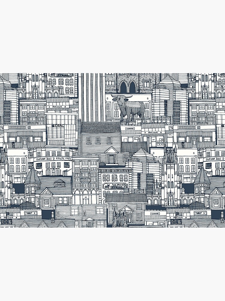 Durham NC toile indigo by scrummy
