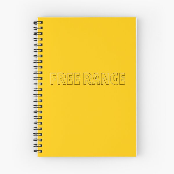 Item preview, FREERANGE Minimalist typographic for freelancer and outdoors types designed and sold by OK SKETCHY.