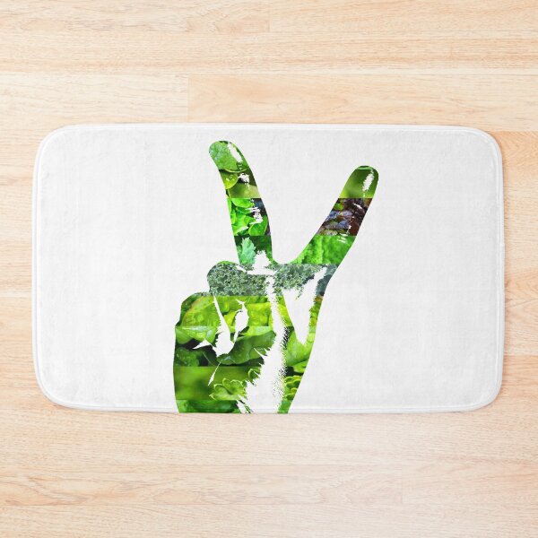 Item preview, Vegan Vegetarian Victory Sign Art Design designed and sold by DEEZAYN.
