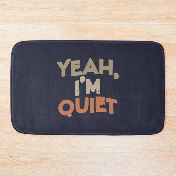 Item preview, Shy Introvert Typography - Yeah I'm Quiet designed and sold by Creatively Torn.