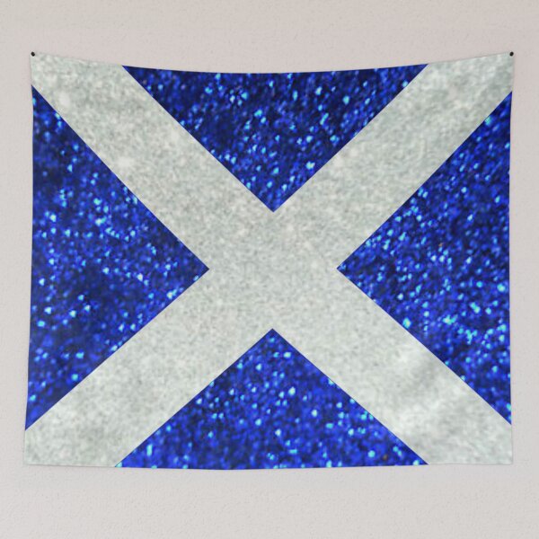 Item preview, Glitter Scotland Flag designed and sold by clairemh1.