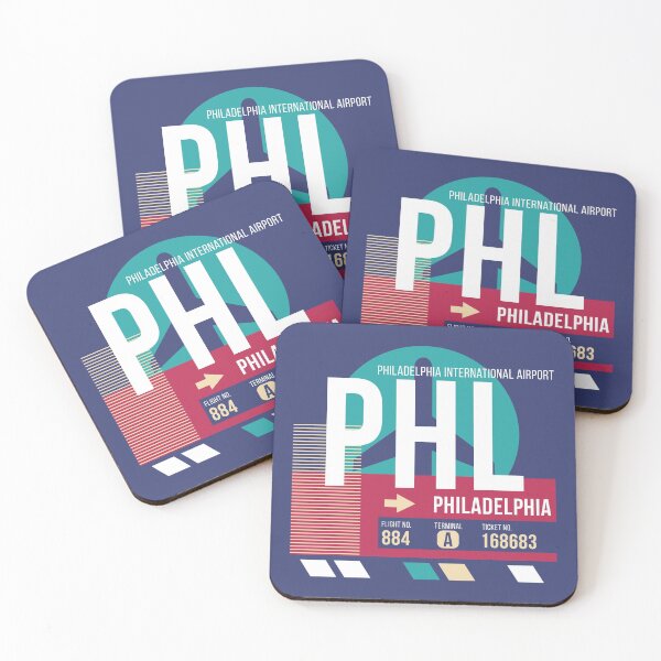 Item preview, Philadelphia (PHL) Airport Code Baggage Tag designed and sold by SLAG-Creative.