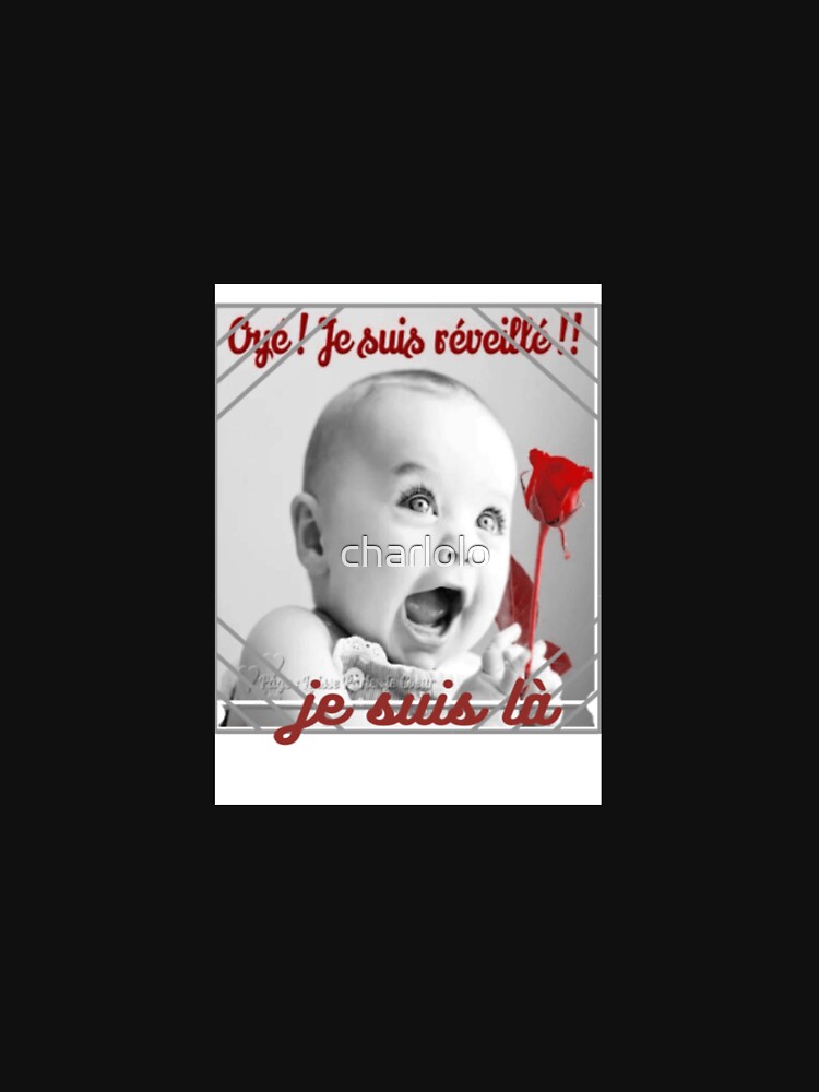 Aperçu 7 sur 7. T-shirt respirant avec l'œuvre tee shirt , je suis réveillé créée et vendue par charlolo.