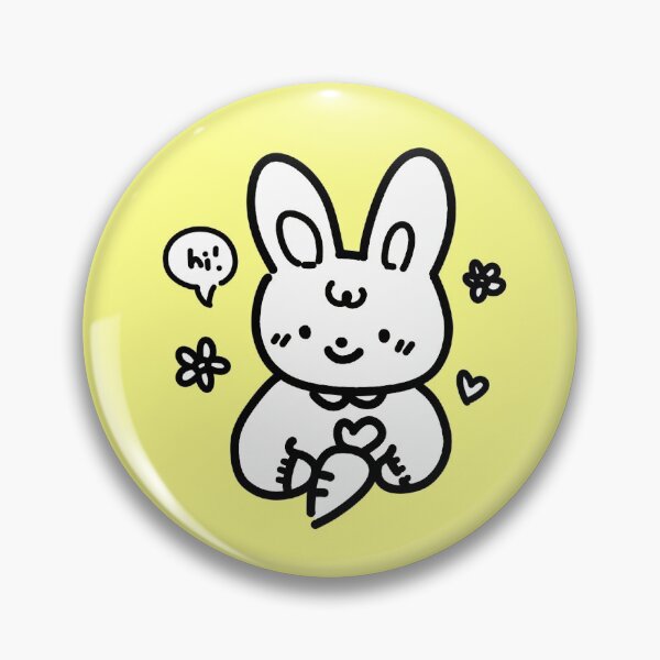Item preview, happy bunny! + daisies designed and sold by pink-bandaid.