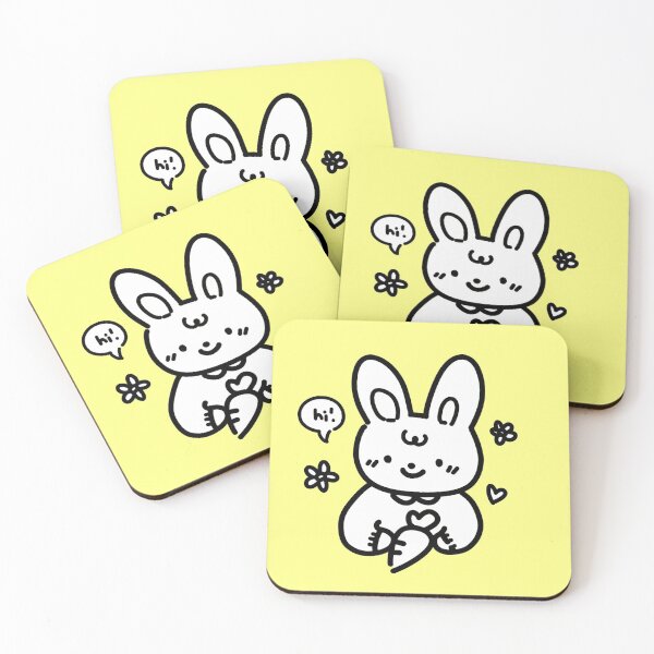 Item preview, happy bunny! + daisies designed and sold by pink-bandaid.
