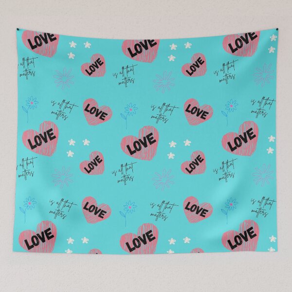 Item preview, LOVE is All that Matters - Cute Positive Love Quote designed and sold by LordAudes.