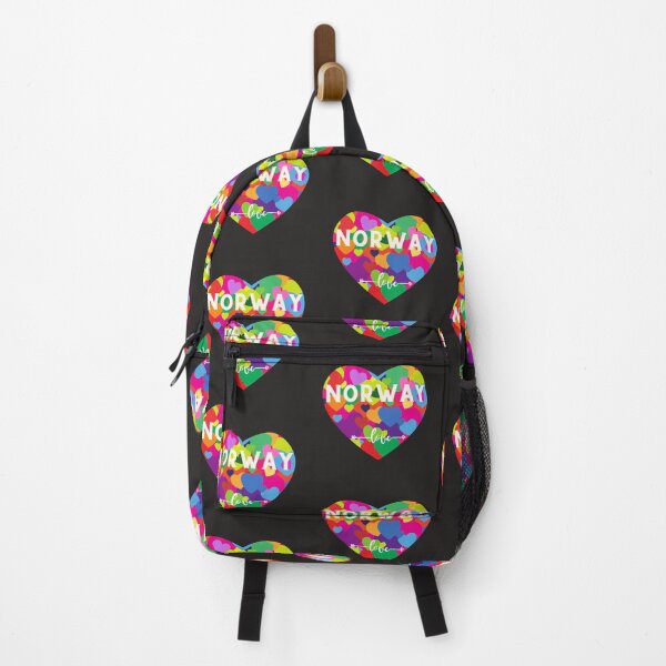 Item preview, I Love Norway Colorful Hearts designed and sold by silviaol.
