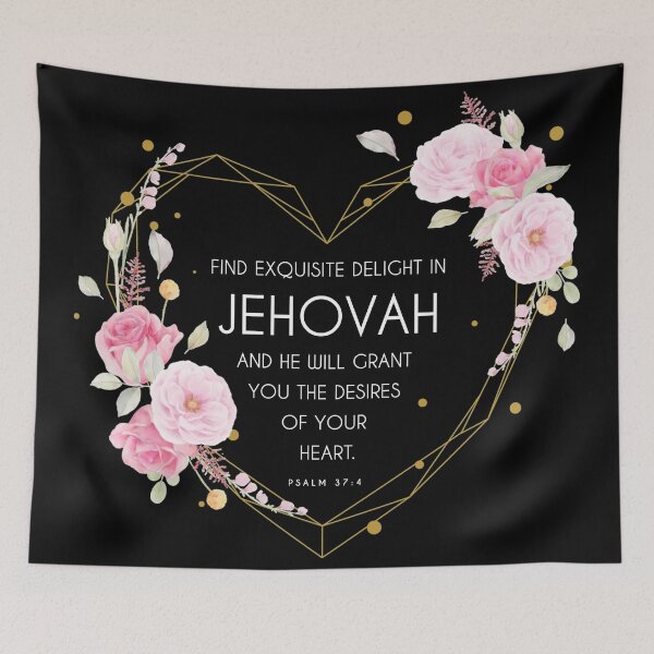 Item preview, Find exquisite delight in Jehovah Psalm 37:4 designed and sold by KA DESIGNS.