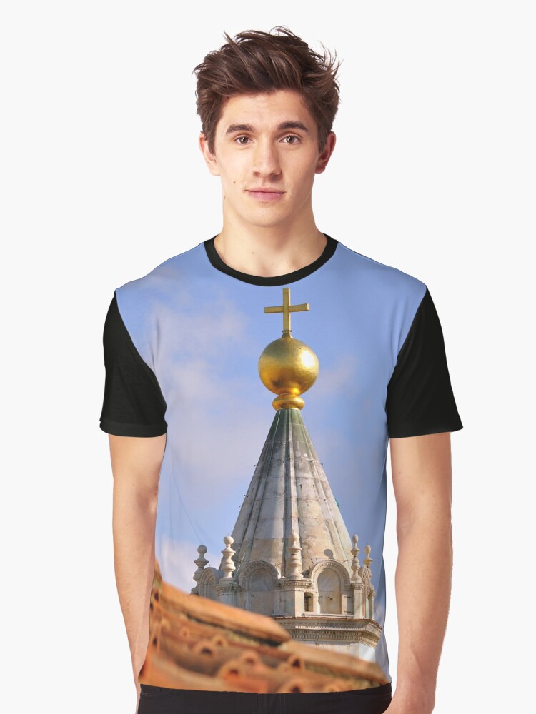 Graphic T-Shirt, Top of the World designed and sold by Tiffany Dryburgh