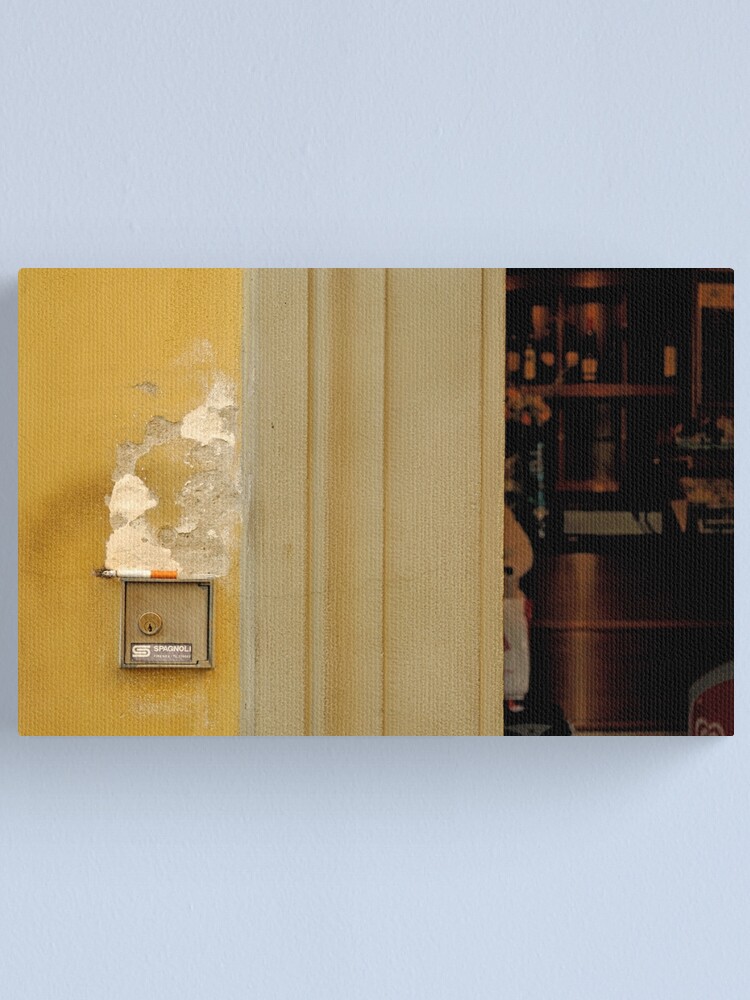 Alternate view of Back in a sec Canvas Print