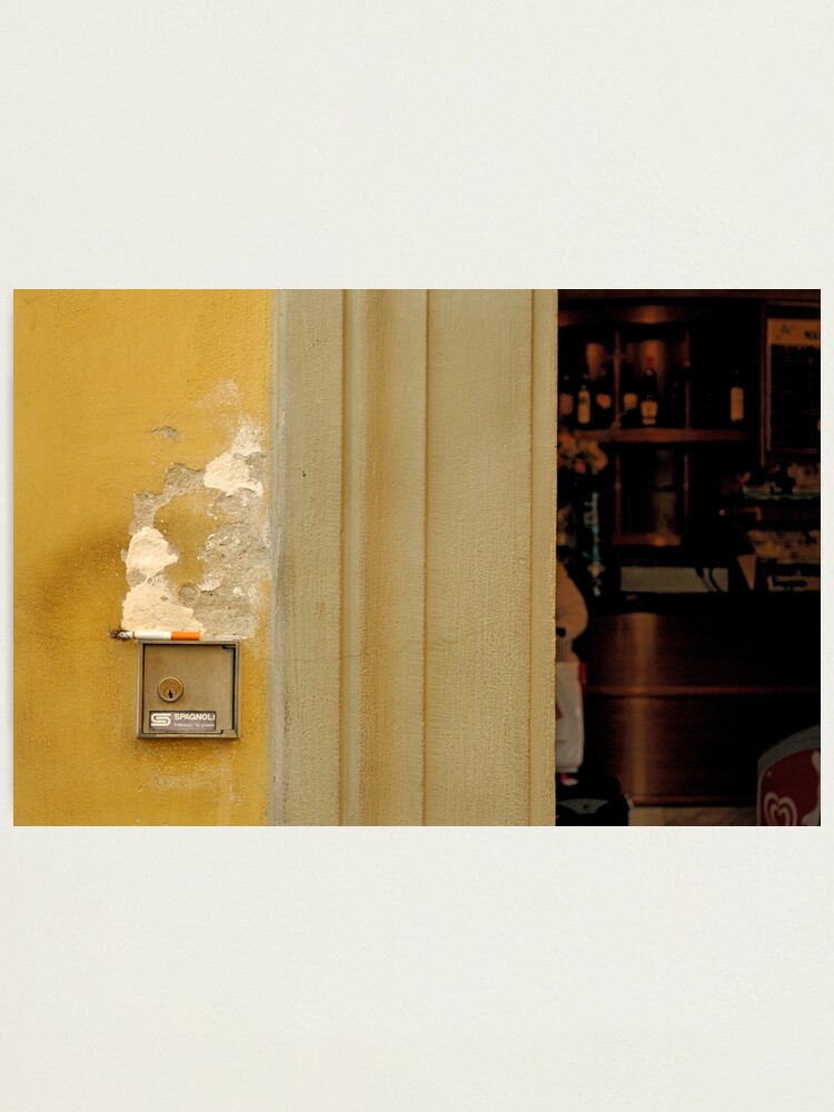 Alternate view of Back in a sec Photographic Print