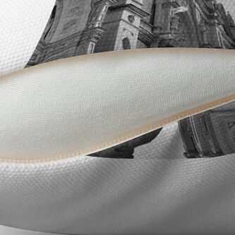 Alternate view of Guarding Santa Croce Throw Pillow