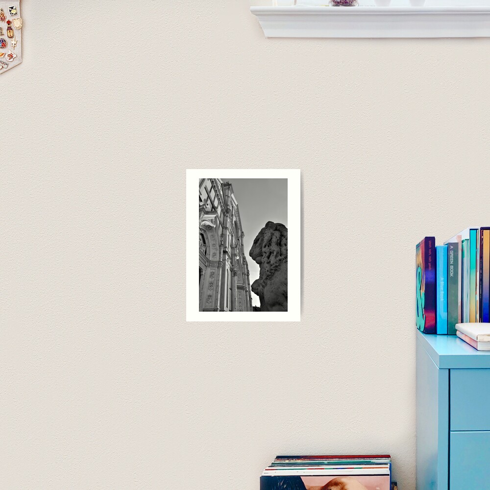 Guarding Santa Croce Art Print