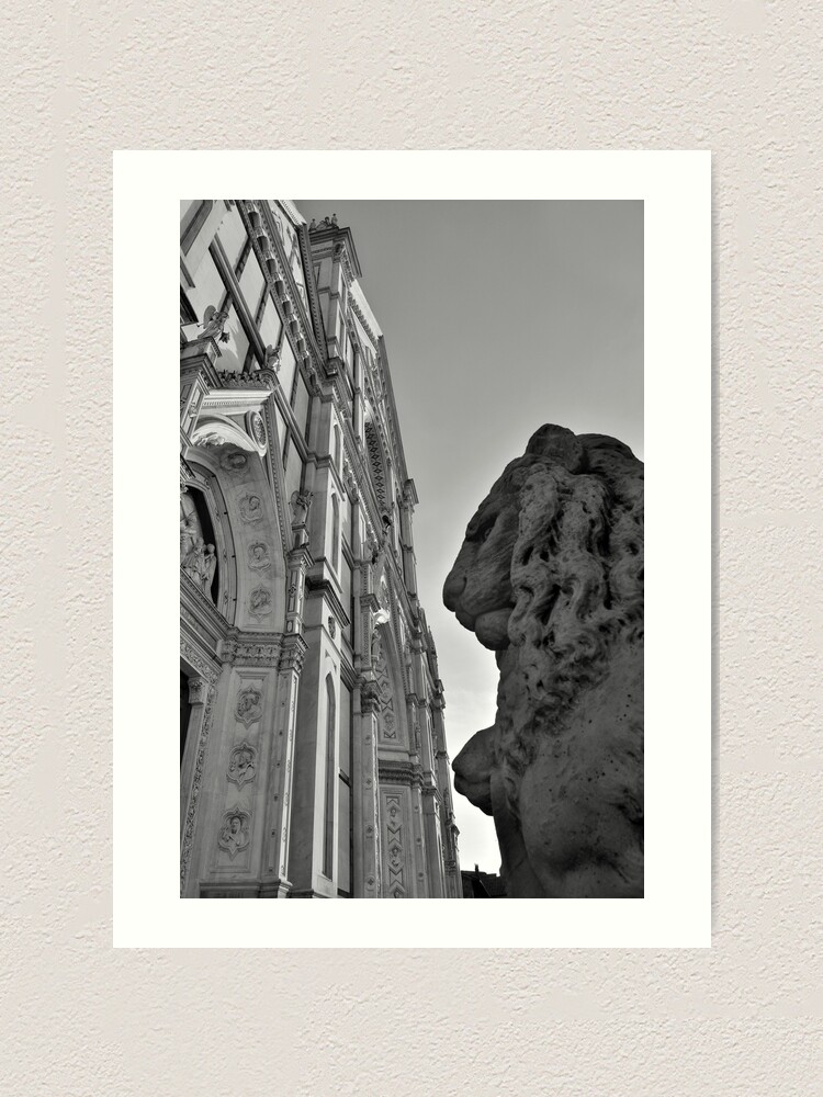 Alternate view of Guarding Santa Croce Art Print