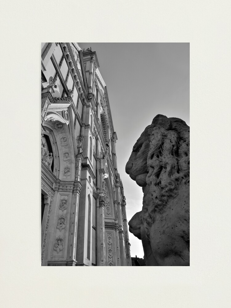 Alternate view of Guarding Santa Croce Photographic Print