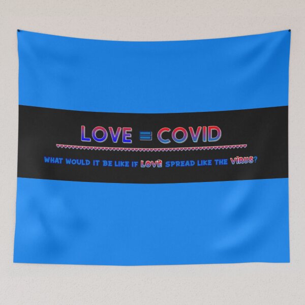 Item preview, LOVE=COVID? designed and sold by THE AMERICAN TEEVANGELIST.