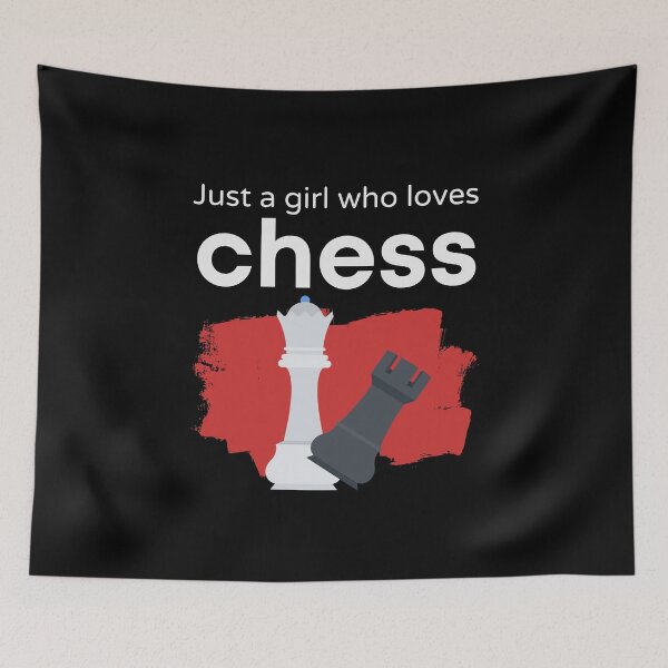 Item preview, Just a girl who loves chess designed and sold by Tecnofa.