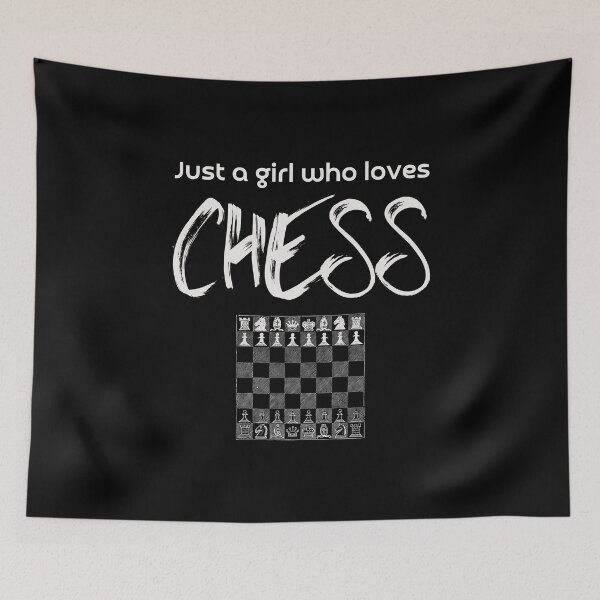 Item preview, Just a girl who loves chess designed and sold by Tecnofa.