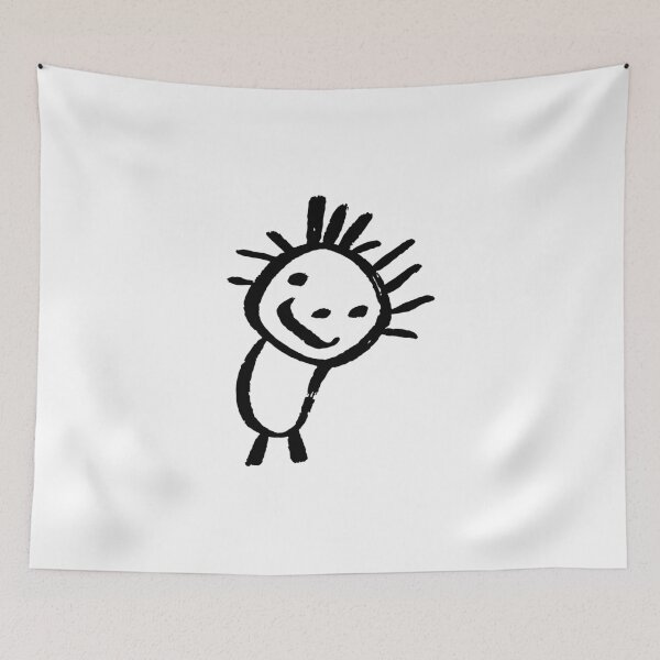 Item preview, Happy Brushwork Person designed and sold by Foodoze Clothing.