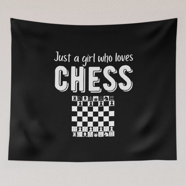 Item preview, Just a girl who loves chess designed and sold by Tecnofa.