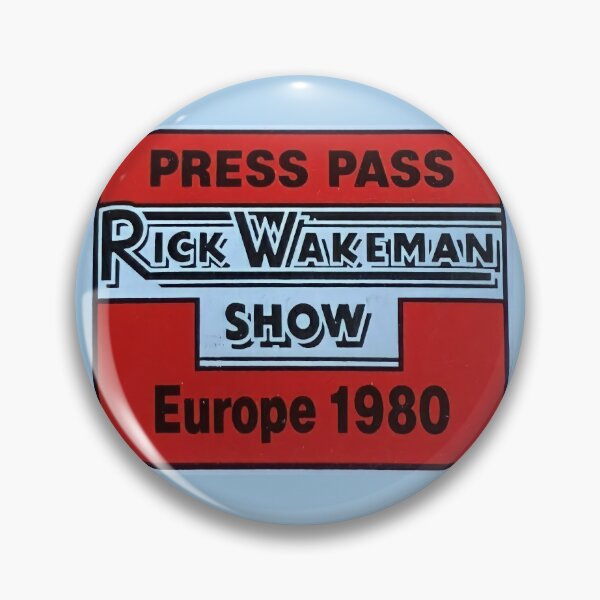 Item preview, Rick Wakeman Show Presspass Print (1980) designed and sold by ThePr00gl0rd.