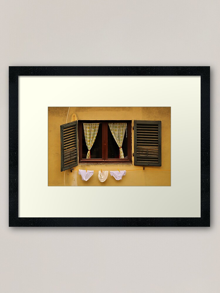 Alternate view of Tuscan Undies Framed Art Print