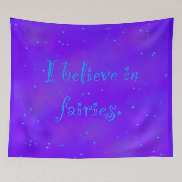 Item preview, I Believe in Fairies - Cute Cartoon Writing designed and sold by Cosmic-Ferret.