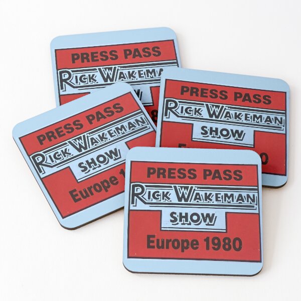 Item preview, Rick Wakeman Show Presspass Print (1980) designed and sold by ThePr00gl0rd.