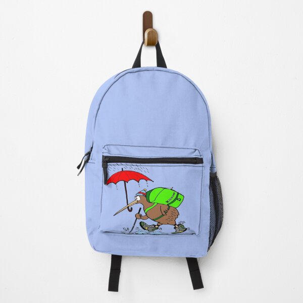 Item preview, Adorable cartoon of kiwi bird carrying umbrella in rain designed and sold by Al Benge.