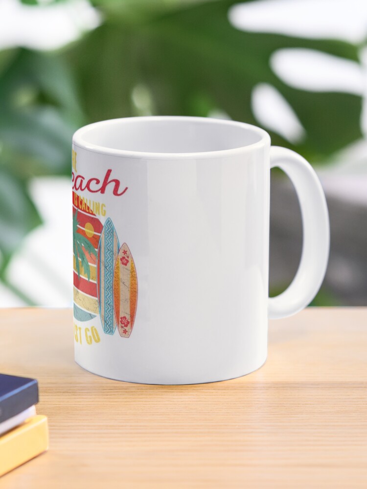 The Beach is Calling and I Must Go Coffee Mug, Beach Coffee Cup Gift – Coffee  Mugs Never Lie