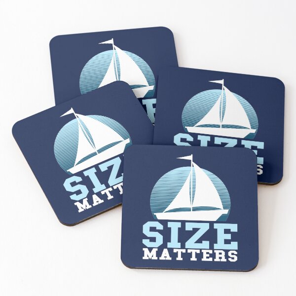 Item preview, Size Matters Yacht Sailing Boat Pun  designed and sold by LeGND.