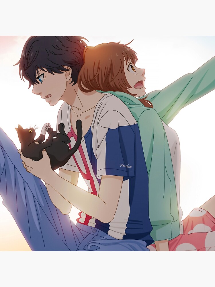 Ao Haru Ride Blue Spring Ride With Cat Poster for Sale by