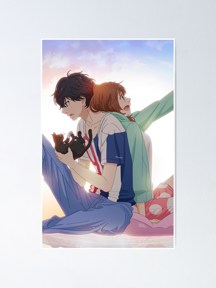 Ao Haru Ride Blue Spring Ride With Cat | Poster