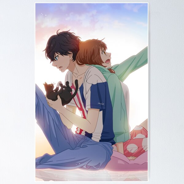 Anime Ao Haru Ride Futaba Yoshioka Kou Mabuchi Playmat mat CCG custom