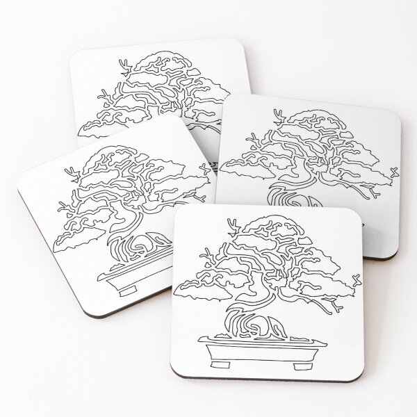 Item preview, Plain Bonsai Stencil designed and sold by StencilGifts.