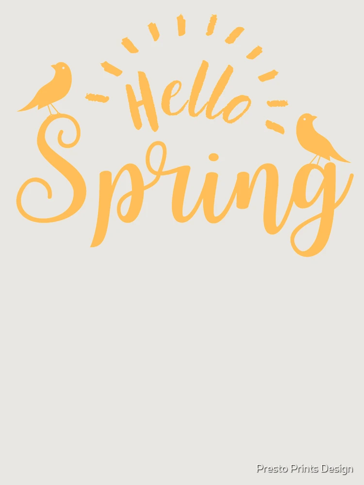 Thumbnail 6 of 6, Premium Oversized Hoodie, Hello Spring | Spring | Spring Lover | Spring Clean designed and sold by Presto Prints Design.